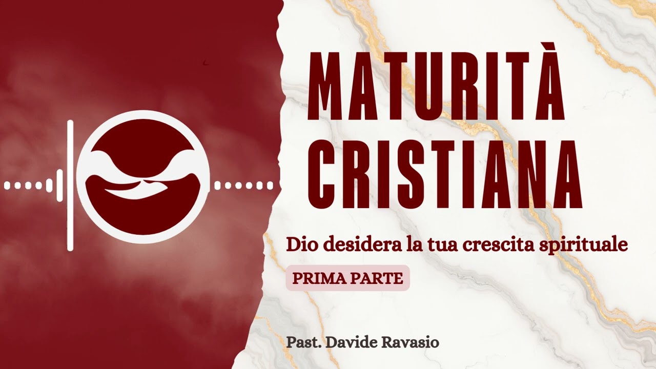 MATURITÀ CRISTIANA:  Dio desidera la tua crescita spirituale  - 1° Parte - Onigo 29/01/26