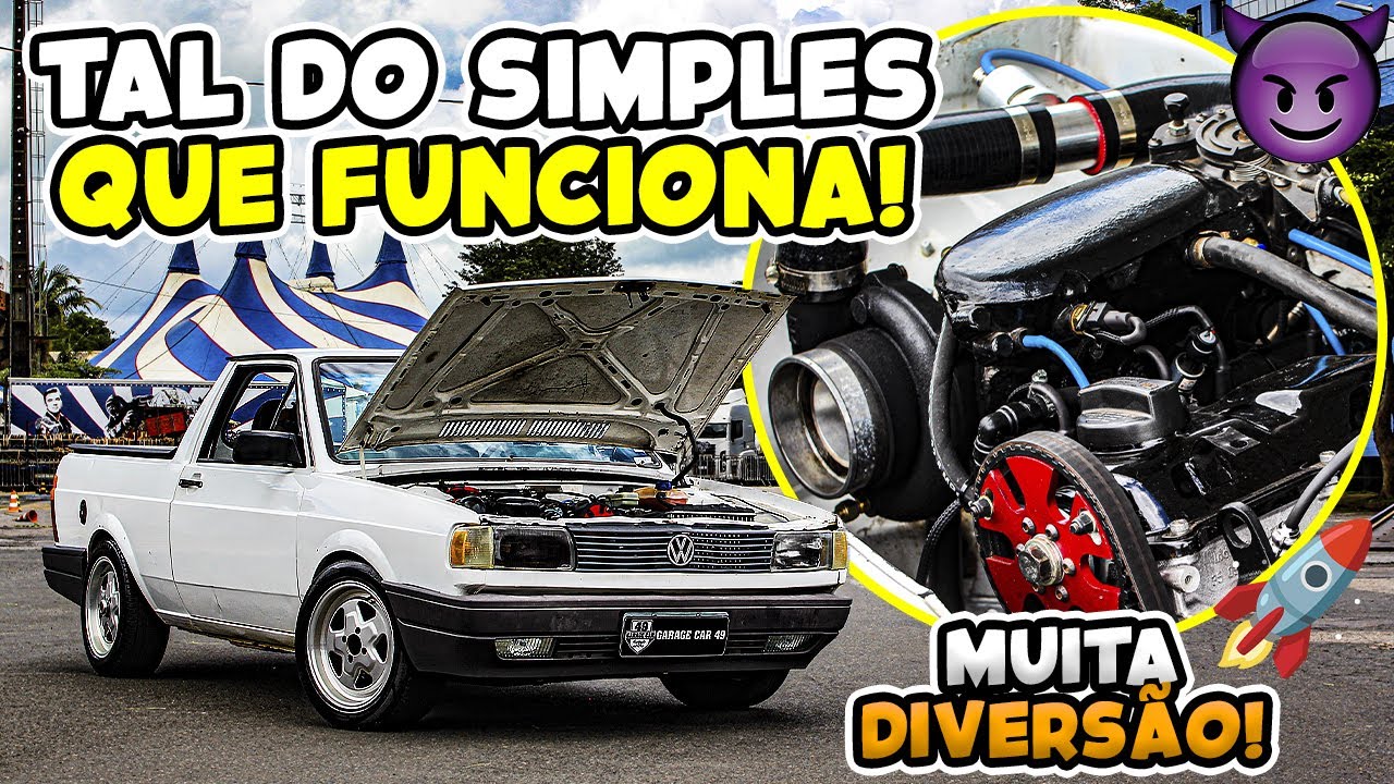 💨SAVEIRO QUADRADO TURBO KIT PADARIA COM 0.8 DE PRESSÃO