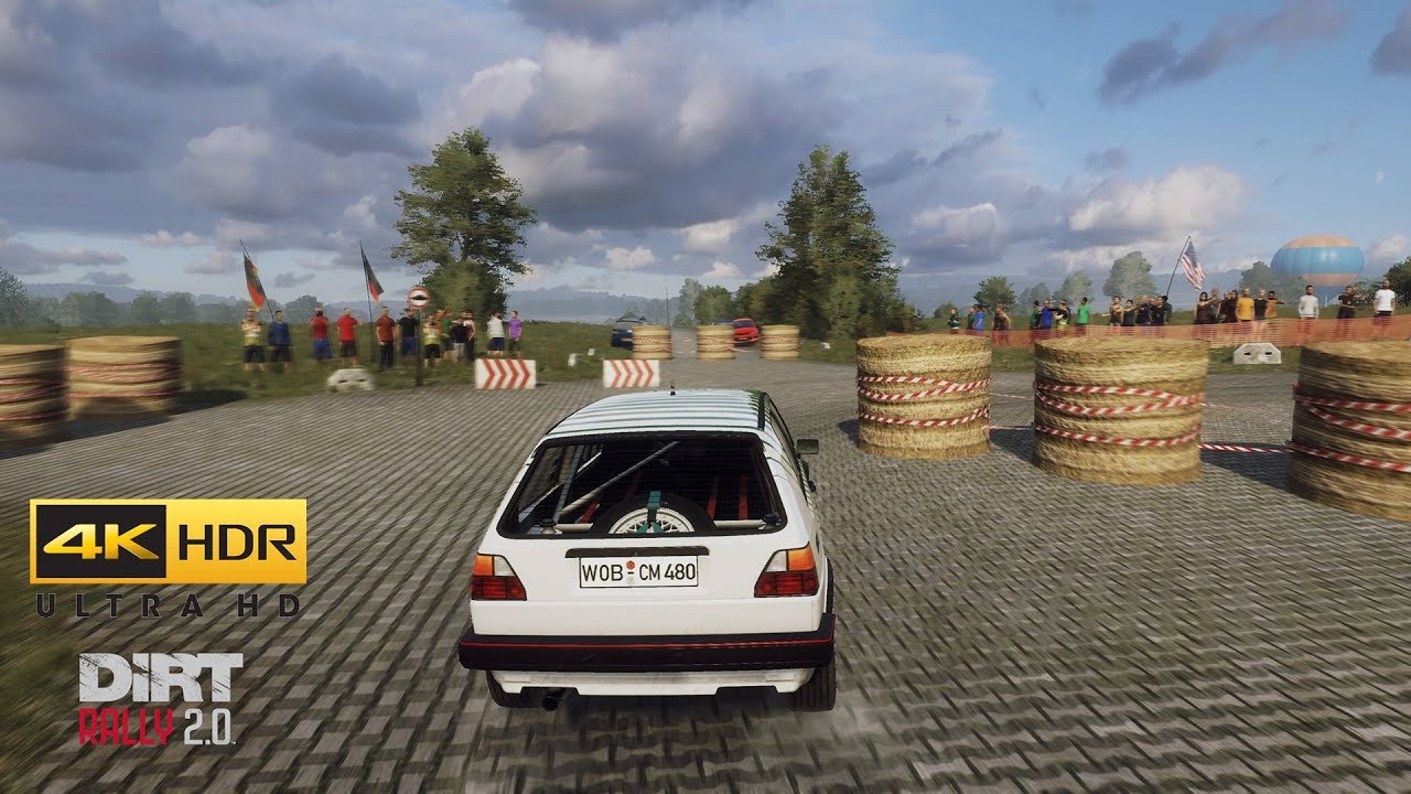 DiRT Rally 2.0 - Volkswagen Golf GTI 16V - German Rally Gameplay [4K HDR 60FPS]