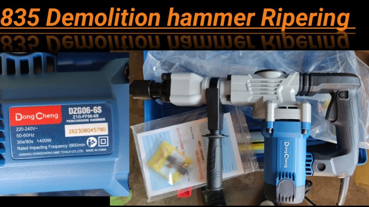 835 Demolition hammer Machine Ripering 7kg breaker hammer Machine Ripering