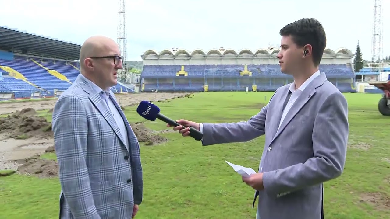BOJE JUTRA - GRADSKI STADION DOBIJA NOVI TRAVNJAK (ALEKSANDAR VUČKOVIĆ) | Vijesti online