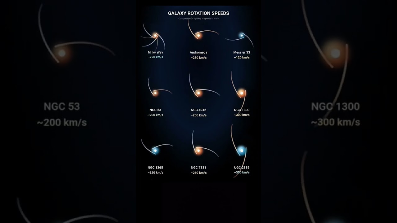 Milky Way vs. Andromeda: Who Spins Faster? 🌀🏁
