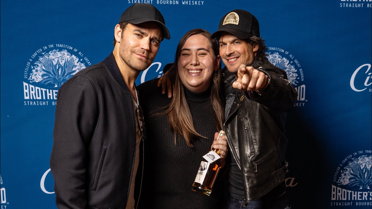 Drinking Brothers Bond Bourbon with Ian Somerhalder and Paul Wesley in Vegas!