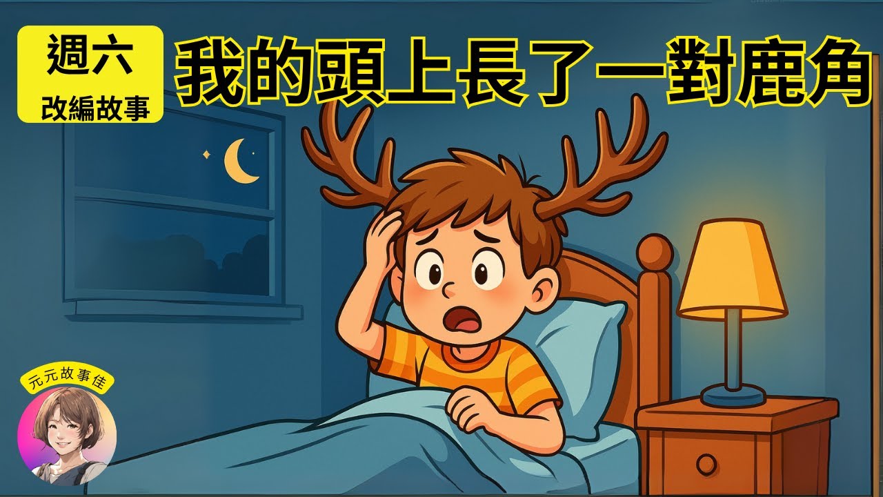 【元元老師說故事】【我的頭上長了一對鹿角】兒童睡前故事繪本｜兒童故事繪本｜床邊故事｜童話故事｜寓言故事｜兒童動畫｜晚安故事｜想讓元元點名的小寶貝請跟老師聯絡｜元元老師的聯絡方式在描述欄