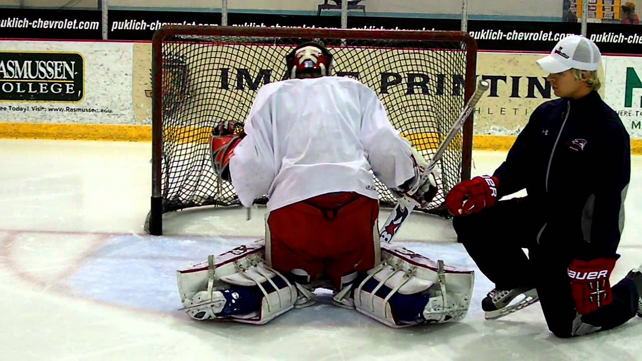 Goalrobber Drill of the Week #18 (Pushing in the Butterfly)