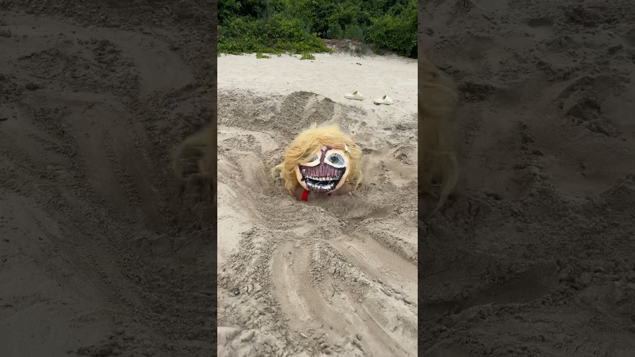 MISS DELIGHT STUCK IN SAND 😂