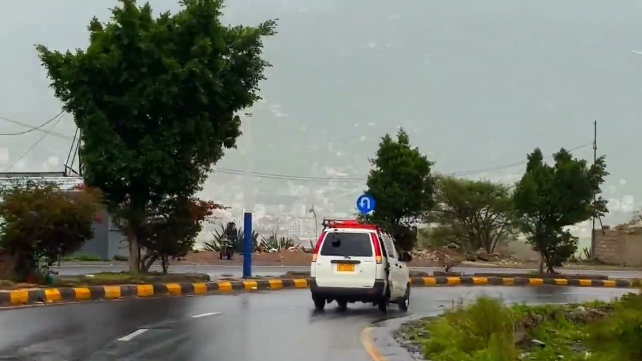 أجمل الأجواء والمناظر الطبيعية من طريق المحمول محافظة اب اليمن في صيف_2025 