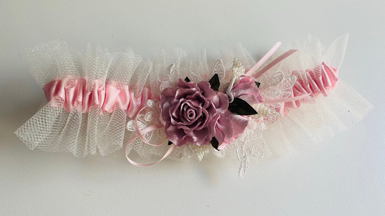 Подвязка для невесты МК. Wedding decoration 💖💖💖