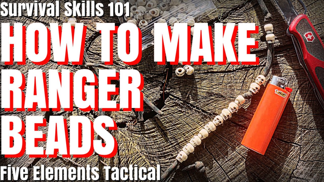 HOW TO MAKE RANGER BEADS - PACE COUNT BEADS TOOL - PARACORD BEADS - LAND NAVIGATION - ORIENTEERING