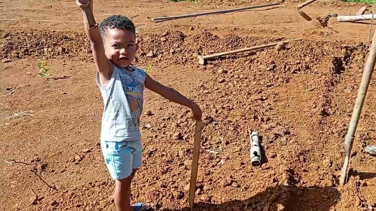 Estamos iniciando a nossa casa e terminamos de clonar as mudas 