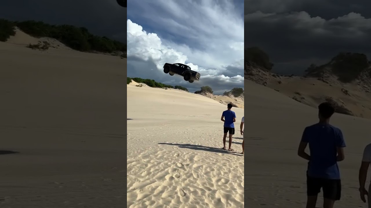 O maior salto de Ranger Raptor que voc&ecirc; j&aacute; viu #rangerraptor #bigair #offroad