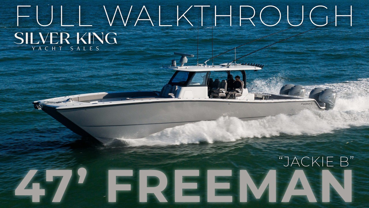 2024 Freeman 47 - In Depth Walkthrough l 2024 Freeman 47 For Sale By Silver King Yachts