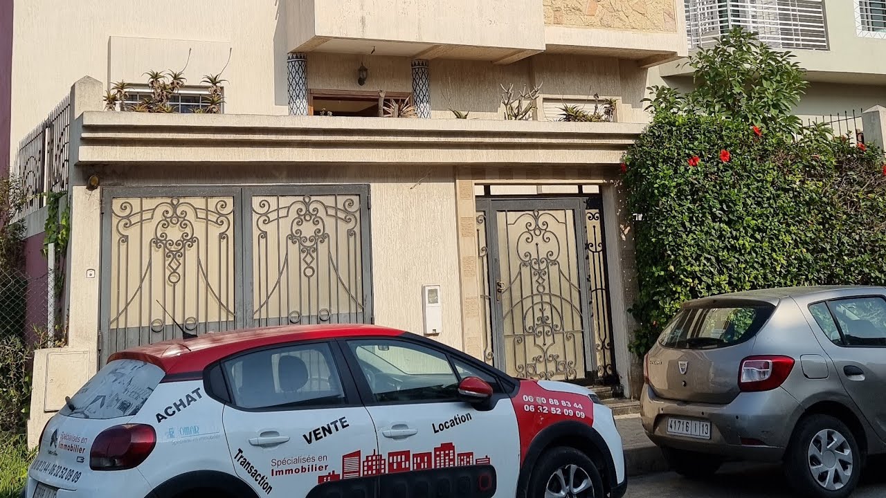 عشاق الهمزة 😃فيلا للبيع عين سبع 🤩قرب مرجان تفضل امولاي 👇0600888344👇