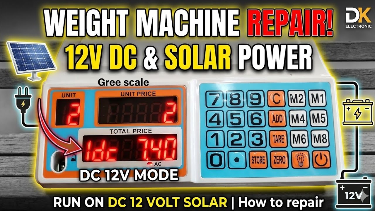 HOW TO CONVERT ac digital scale to DC,care international scale,, computer kanta REPAIR