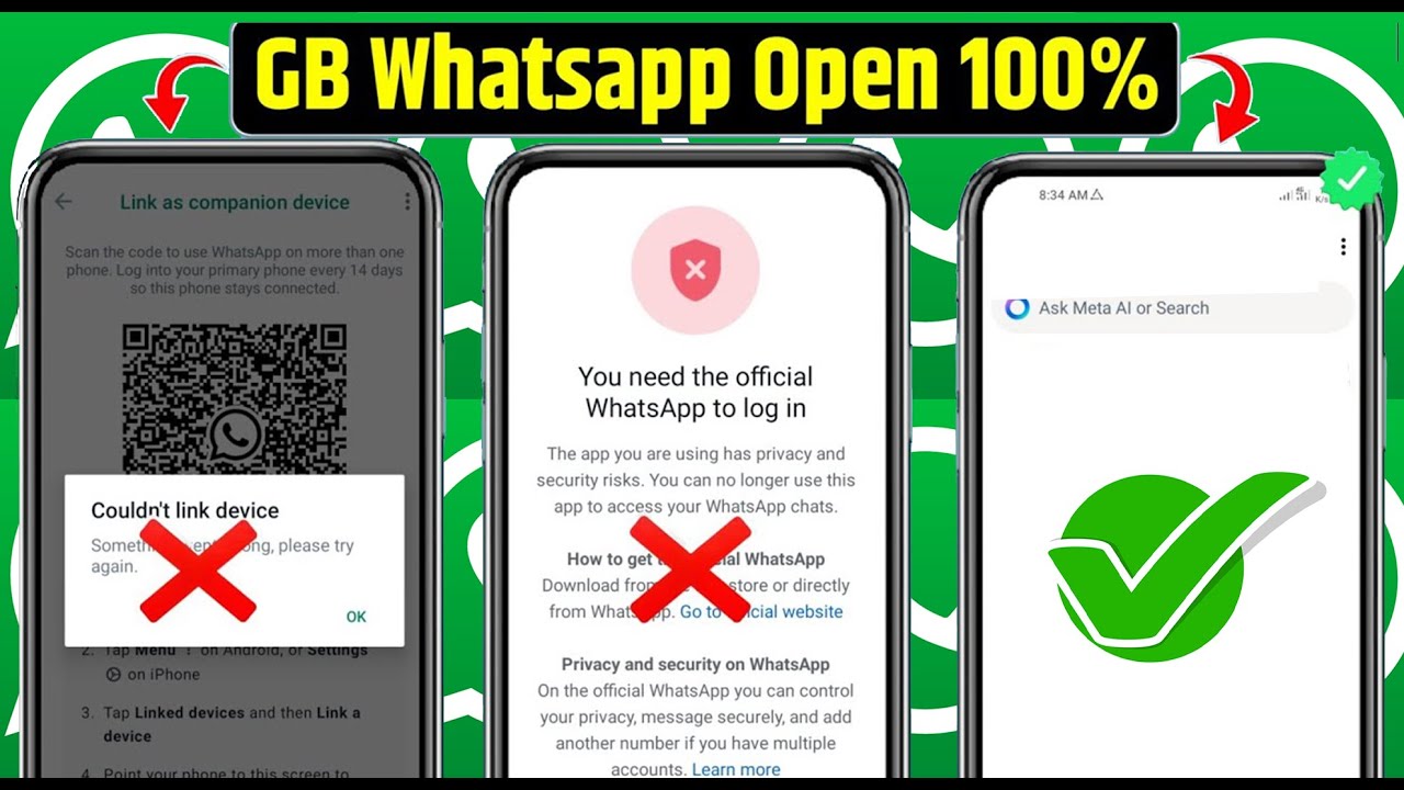 🚀GB WhatsApp Activator | New Update 2025 | Solves All Banned Number Issues | 100% Working Solution