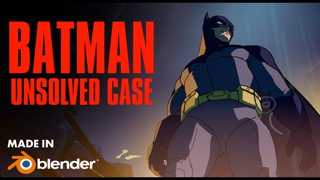 Batman Unsolved Case | Made in Blender | #greasepencil animatic