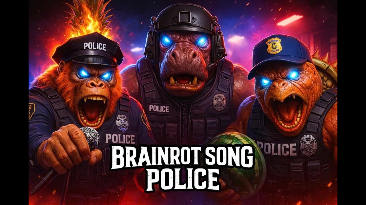 Brainrot Song (POLICE GIGACHAD Bass Boost Cover) ! feat. Spaghetti Boom Boom & Party Tunes