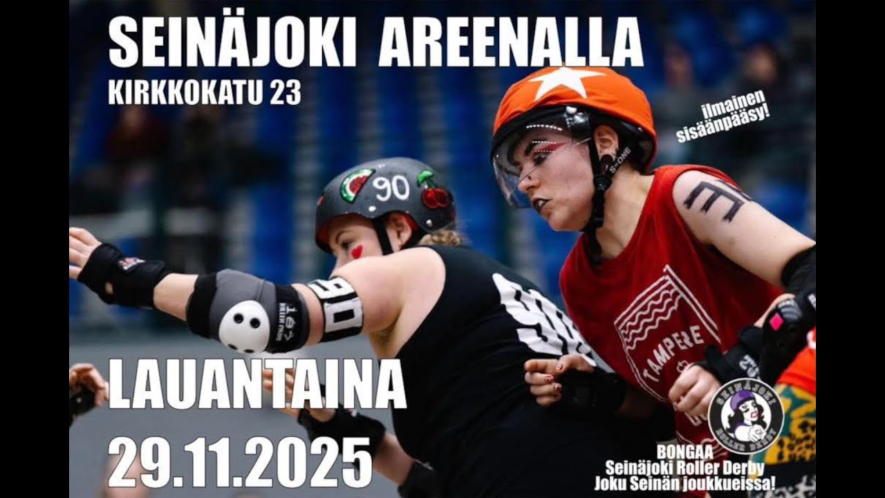Roller derby - SM-Sarja & 1.Div - Seinäjoki 2025-11-24