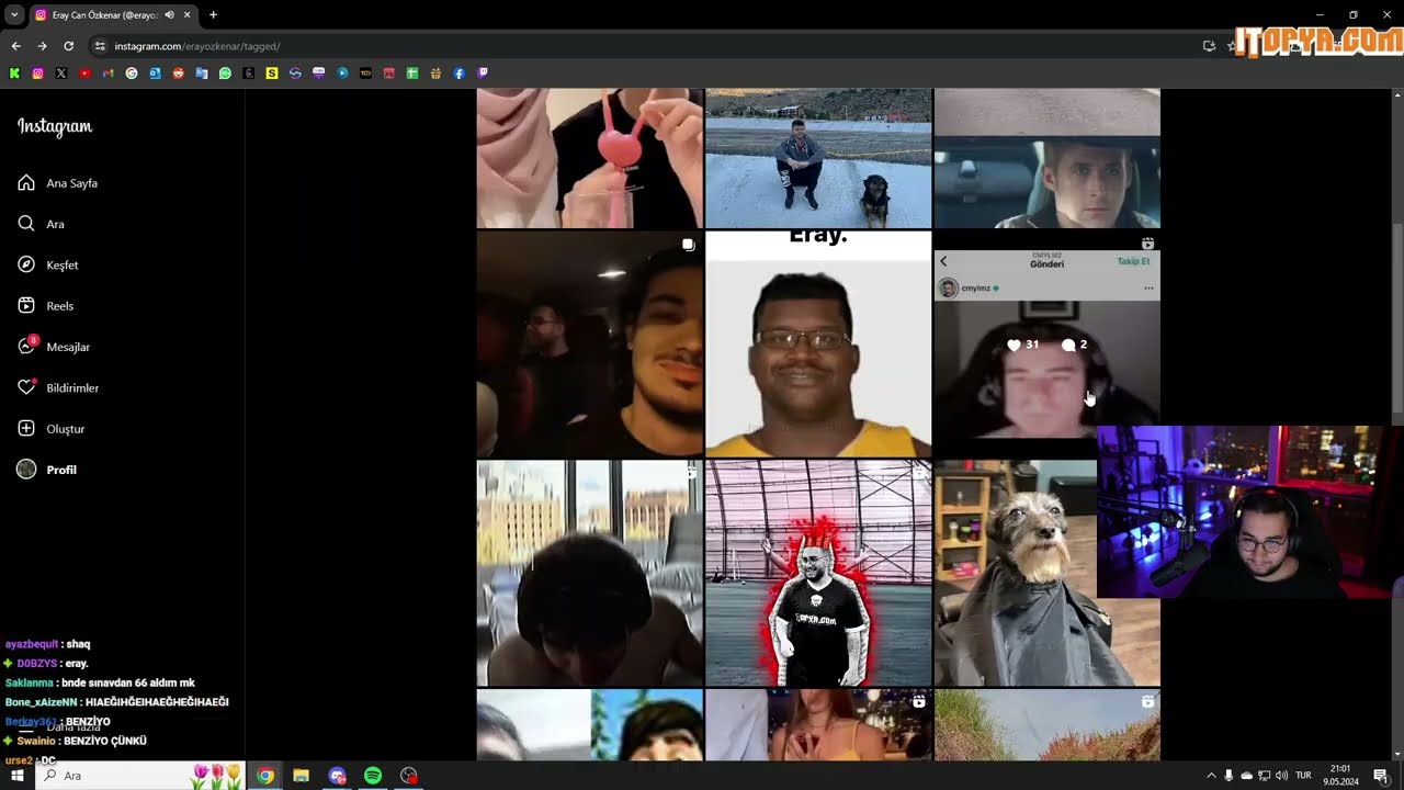Eray - Discord Fotoğraflara ve Instagram Etiketlenenlere Bakıyor (09.05.2024)