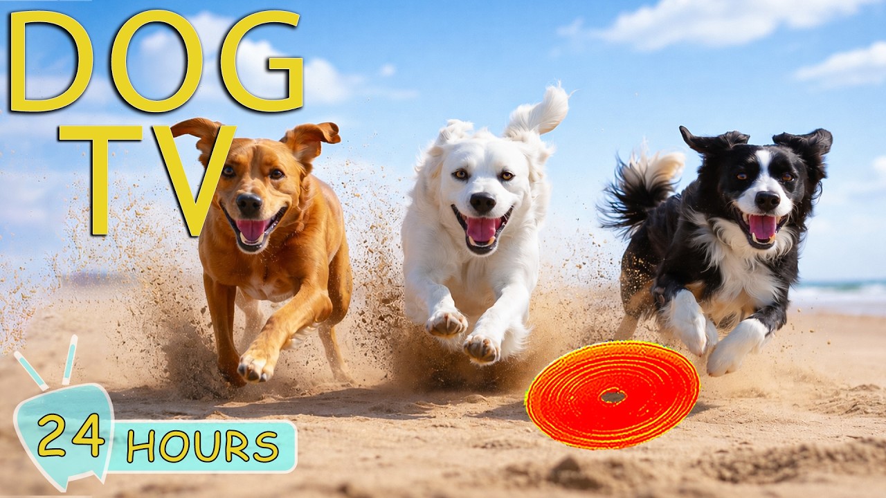 DOG TV: Videos Entertain for Dogs Home Alone All Day with Music Relax & Anti-Stress - Music for Dogs
