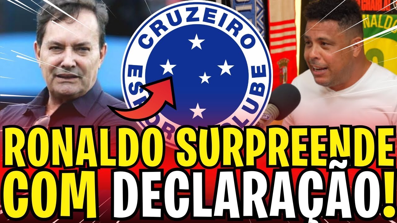 RONALDO REVELA DETALHES SURPREENDENTES QUE NINGUÉM SABIA SOBRE O CRUZEIRO! NÃO ESPERAVA ISSO DELE!