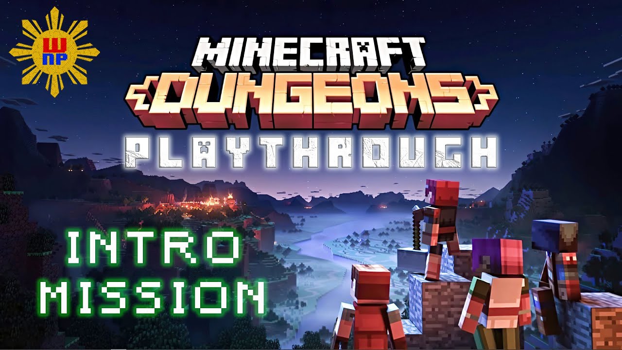 MineCraft Dungeons Playthrough - Intro mission