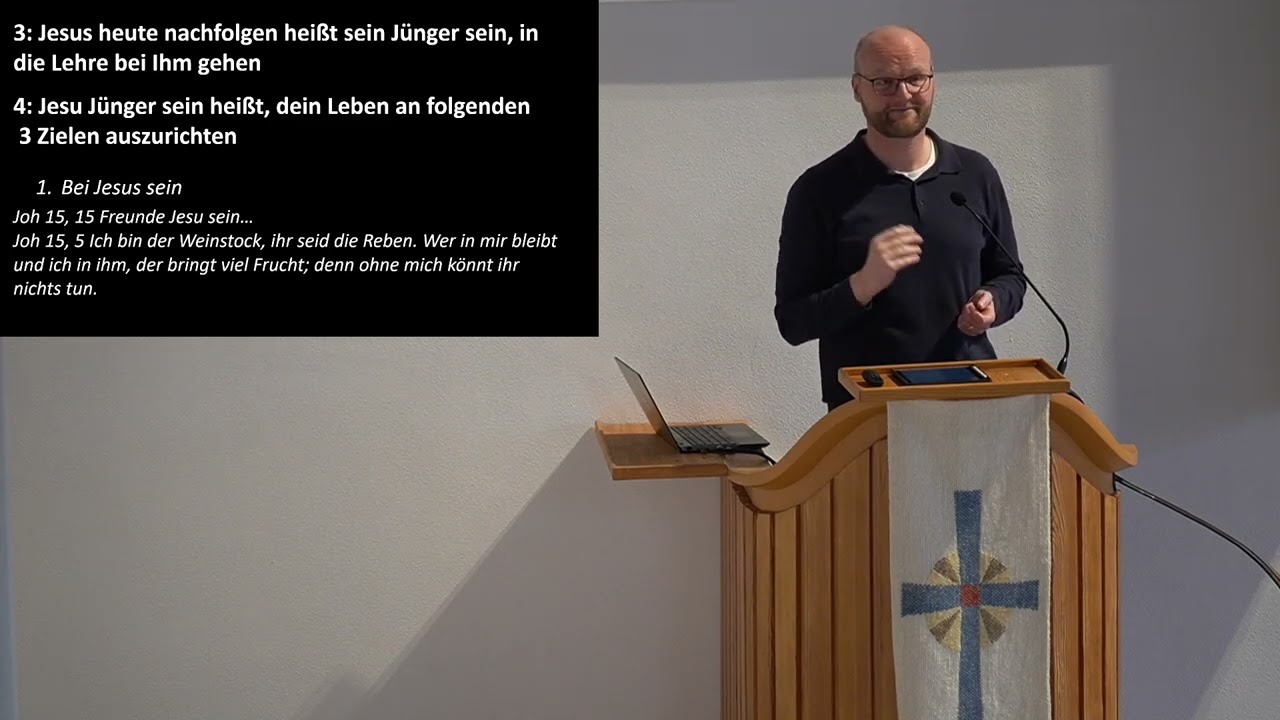 Predigt vom 26.01.2025: Jesus Nachfolge  - Ev. Kirche Sulgen, Markus Krimmer