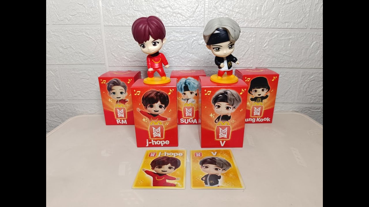 unboxing mainan Happy Meal TinyTAN BTS periode 5 (17 Oktober 2025) Encore Edition periode 2