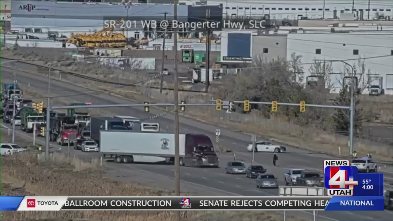 Shooting incident closed all lanes on northbound Bangerter Highway in Salt Lake City