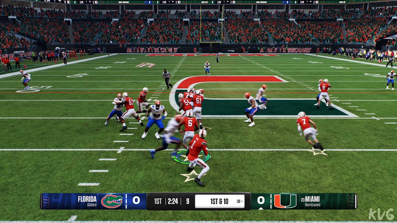 College Football 25 - Florida Gators vs Miami Hurricanes - Gameplay (PS5 UHD) [4K60FPS]