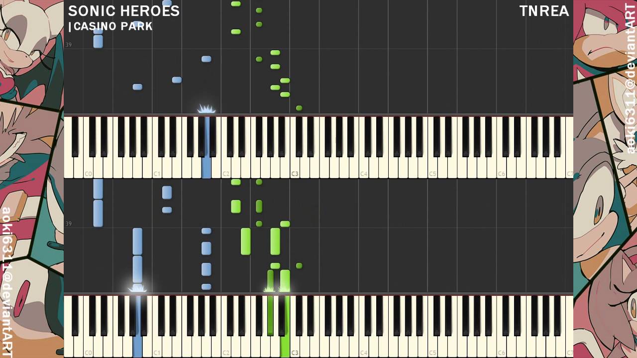 Sonic Heroes - Casino Park | Awesome for Piano