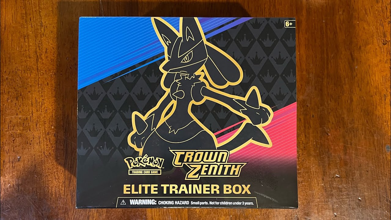 Pokèmon Sword and Shield Lucario Crown Zenith ETB Opening