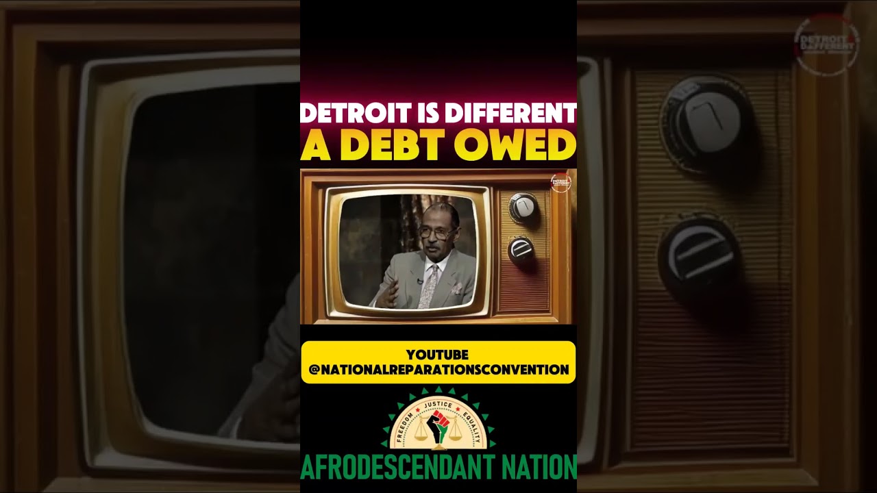 Detroit is Different | A Debt Owed afrodescendant.org #reparationsnow