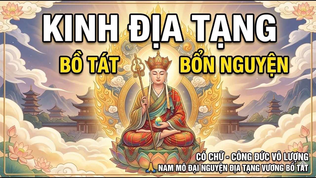 LỜI PHẬT DẠY MỖI NGÀY Kinh Địa Tạng Bồ Tát Bổn Nguyện – Nghe Để Bình An & Tiêu Nghiệp(PHẨM 1-PHẨM 3)