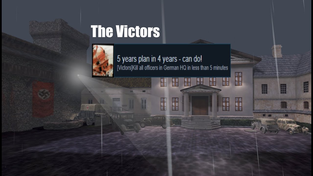 RTCW: The Victors - 5 years plan in 4 years - can do!