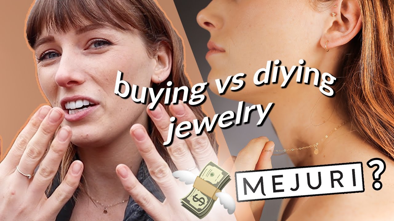 buying vs DIYing REAL gold jewelry