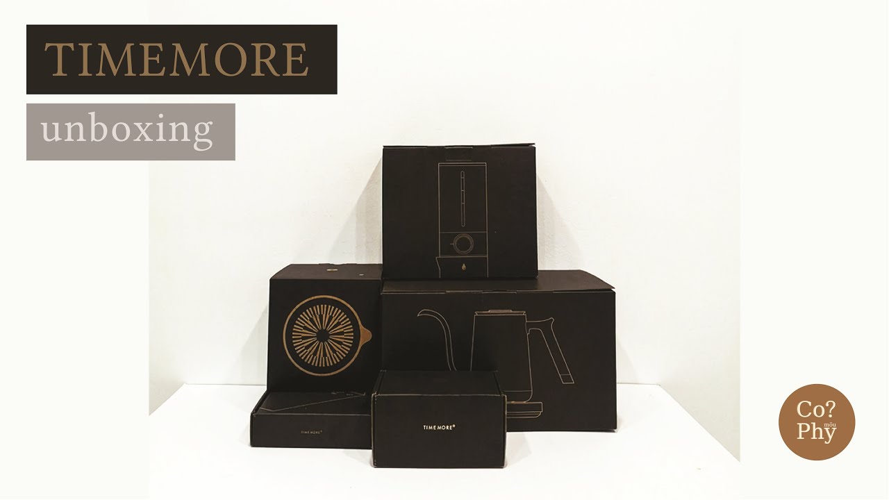 TIMEMORE kettle / pour over dripper / ice dripper unboxing