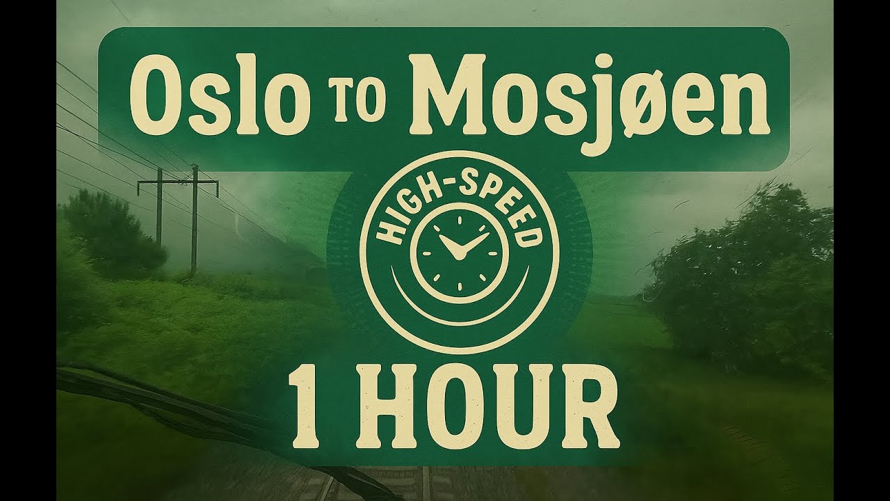 Oslo – Mosjøen in 1 Hour