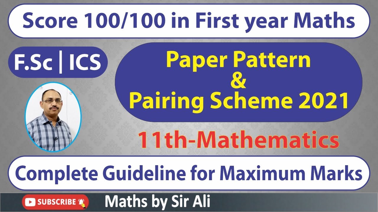11th-Class Maths  | Most Important Questions | Paper Scheme 11 Math
