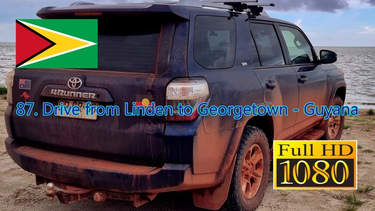 87.🇬🇾 Drive from Linden to Georgetown - Guyana