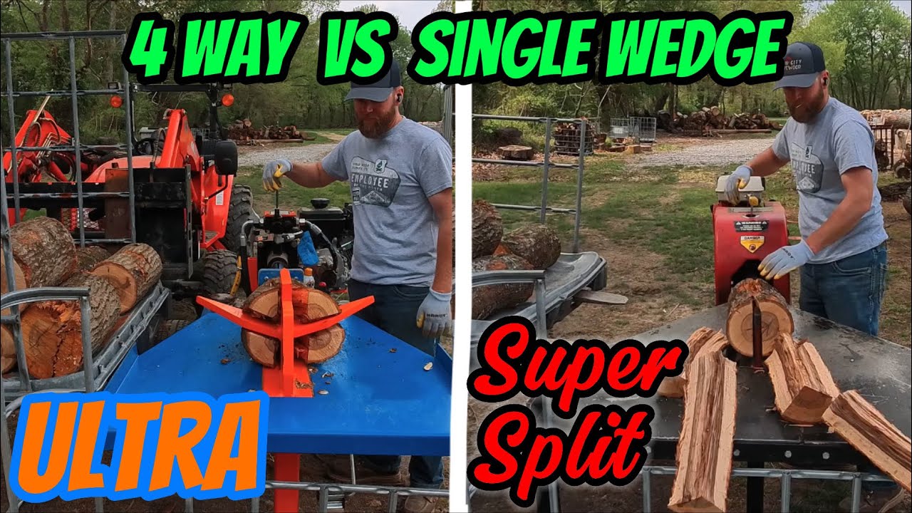 Eastonmade Ultra 4 WAY VS Super Split Kinetic Log Splitter‼️@EastonmadeWoodSplitters #firewood