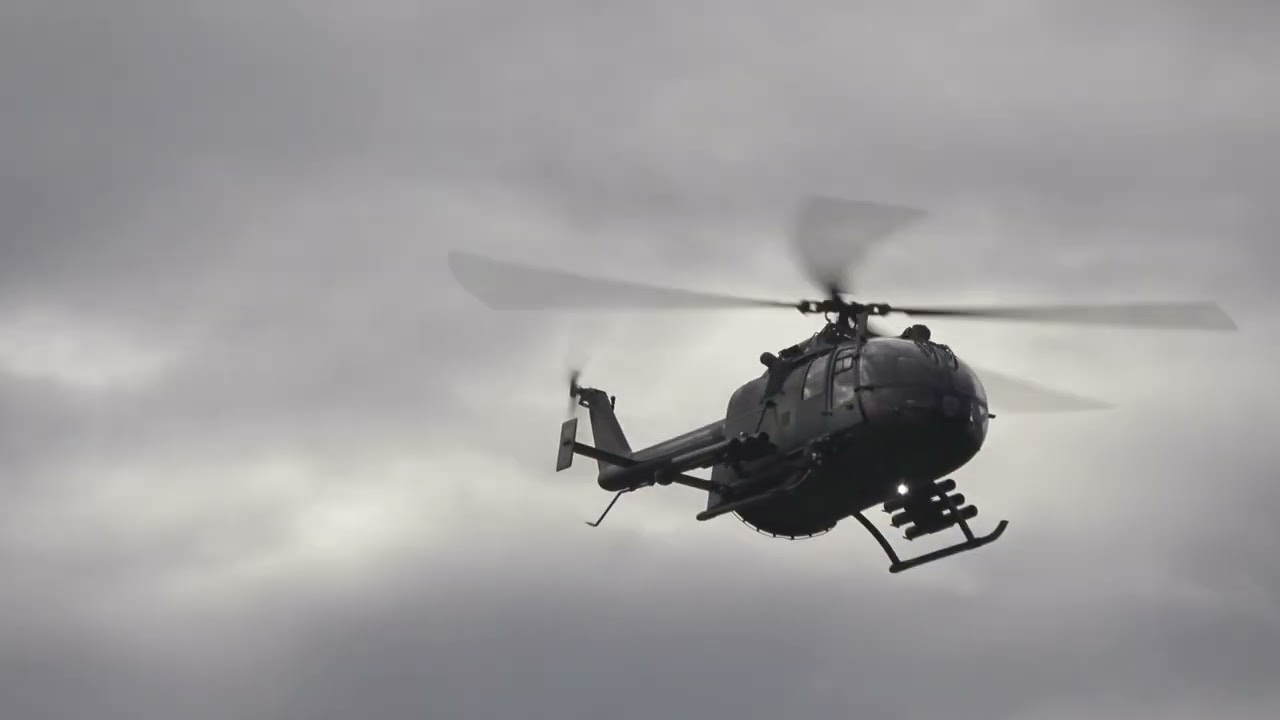 RC Scale Helicopter BO105 PAH 1 Vario 700er T Rex Mechanik