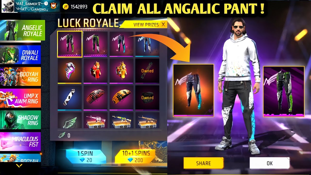 ANGELIC ROYALE EVENT FREE FIRE| FREE FIRE NEW EVENT|FF NEW EVENT TODAY|NEW FF EVENT|GARENA FREE FIRE
