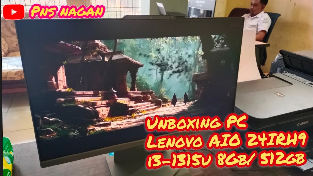 Unboxing Lenovo Ideacentre AIO 24IRH9 i3-1315U Ram 8GB SSD 512GB 