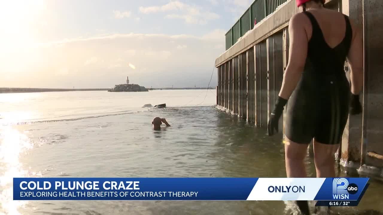 Health trend has people embracing winter by plunging into Lake Michigan