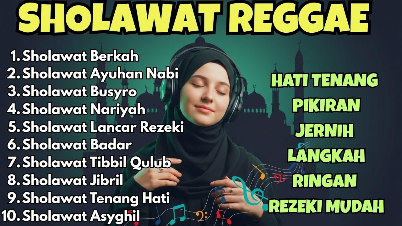 🎶 Sholawat Reggae Merdu Santai | Jiwa Jadi Lebih Damai ✨