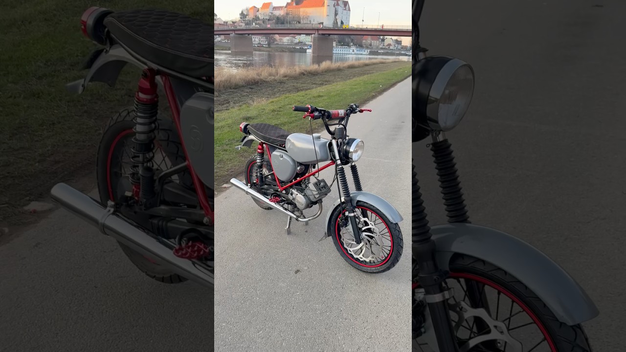 Simson S51 mit 320mm Bremsscheibe 😅 