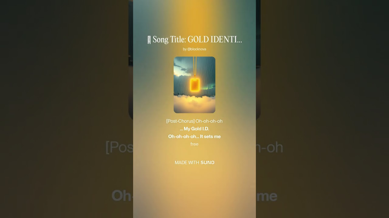 🎵 Song GOLD IDENTITY ( GOLD ID )