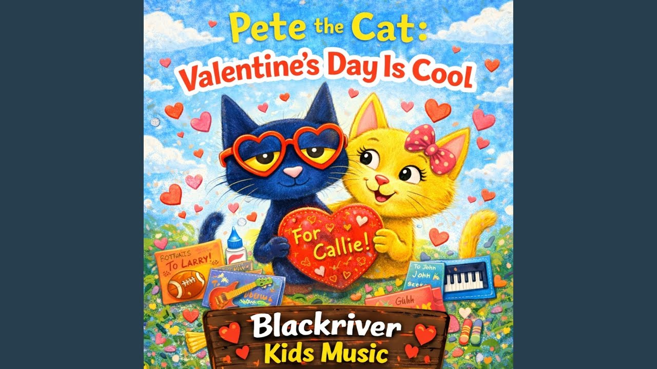 Pete the Cat: Valentine’s Day Is Cool | Valentine Song for Kids (Friendship & Kindness) |...