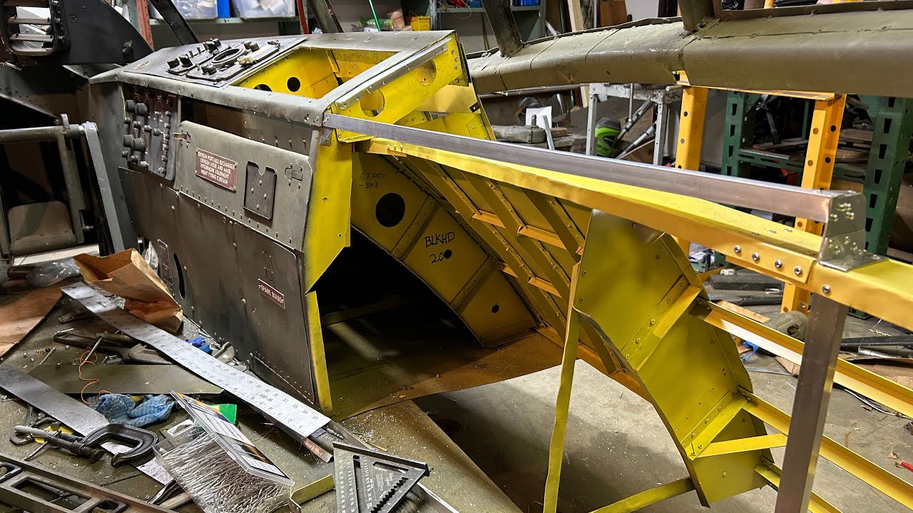 Full Scale B-36 Peacemaker Pilot Side Aft Fairing Continuation